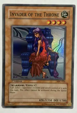 Yu-Gi-Oh! Invader of the Throne MRL-026 Magic Ruler 1st Ed Foil English MP - Image 1