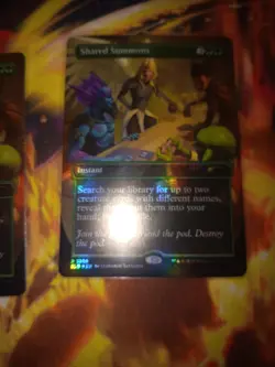 Shared Summons (1308) -MTG Rainbow FOIL- Secret Lair Festival in a Box x2 - Image 3