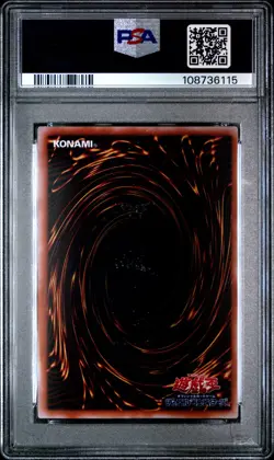 2001 YU-GI-OH! JAPANESE PREMIUM PACK 4 #P402 DARK MAGICIAN PSA 3 - Image 2