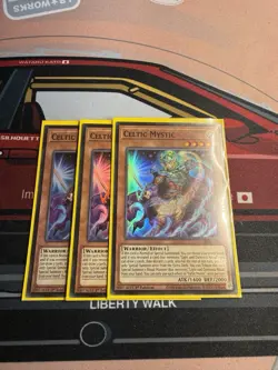 Konami Yu-Gi-Oh! Celtic Mystic 50073633 1st Ed Holo EN x3 - Image 1