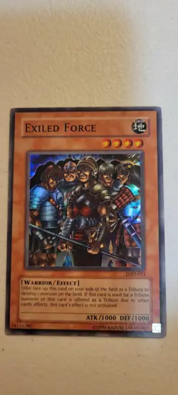 Exiled Force (LOD-023)Super Rare Pack Fresh Never Played - Image 2