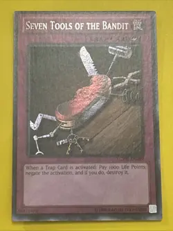 Seven Tools of the Bandit LCYW-EN089 Yugi's World Unlimited Secret Rare LP - Image 1