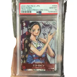 2022 Japanese One Piece 25th Anniversary Collection Nico Robin ST01-008 PSA 10 - Image 1