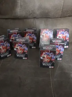 Bandai One Piece The time of battle double pack set 11 lot of 8 TCG - Image 1