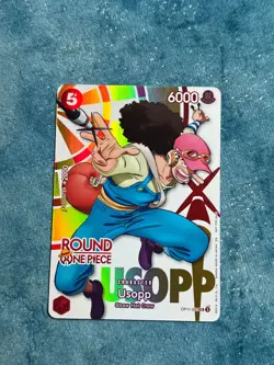 Round 1 One Piece Usopp English Promo OP11-003 English - Image 1