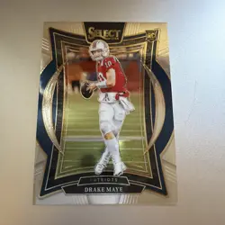 2024 Panini Select - Concourse Drake Maye #27 (RC) - Image 1