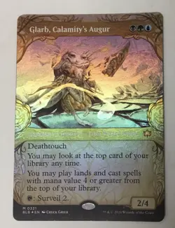 Glarb, Calamity's Augur (Showcase) Bloomburrow Foil - Image 1