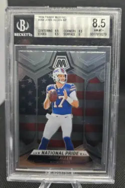 2024 Panini Mosaic - National Pride Josh Allen #254 BGS 8.5 Buffalo Bills MVP - Image 1
