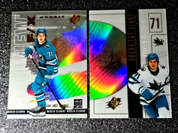 2024-25 SPx Holoview F/X Bound For Glory Macklin Celebrini Rookie Rainbow MINT - Image 1