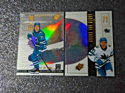 2024-25 SPx Holoview F/X Bound For Glory Macklin Celebrini Rookie Rainbow MINT - Image 4