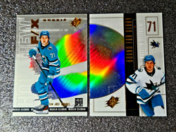 2024-25 SPx Holoview F/X Bound For Glory Macklin Celebrini Rookie Rainbow MINT - Image 5