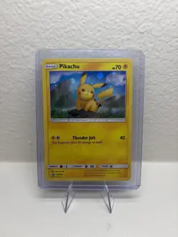 Pikachu SM183 SM Promo Holo English Basic Pokemon TCG Card MP - Image 1