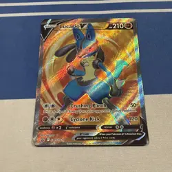 Lucario V SWSH213 SWSH: Sword & Shield Promo Cards Holo - Image 3
