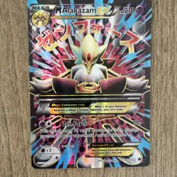 Mega Alakazam EX - 118/124 - Pokemon Fates Collide Full Art Ultra Rare Card HP - Image 1