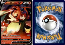 Lance's Charizard V SWSH133 Sword & Shield Promo Pokemon Celebrations Card Holo - Image 1