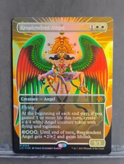 Resplendent Angel (Borderless); Foil; The Lost Caverns of Ixalan - Image 1