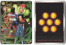 Android 17, Android 18, & Android 16, Trinity BT30-143 CR Dragon Ball Super Card - Image 1