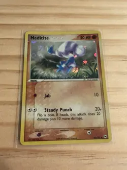 Meditite Reverse Holo EX Hidden Legends Card 66/101 Pokemon TCG - Image 1