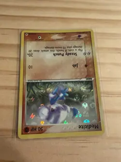 Meditite Reverse Holo EX Hidden Legends Card 66/101 Pokemon TCG - Image 2