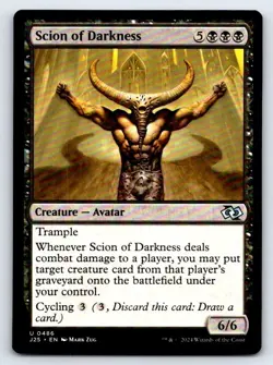 Scion of Darkness 486 Uncommon Foundations Jumpstart Magic: The Gathering - Image 1