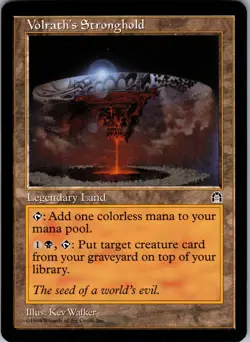 Volrath's Stronghold Stronghold Rare LP Magic: The Gathering Normal - Image 1