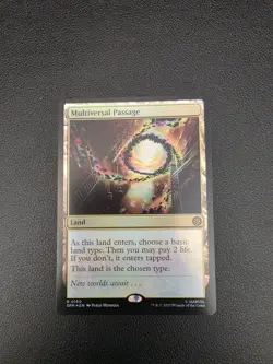 Wizards of the Coast Magic: The Gathering Multiversal Passage Rare Foil Land - Image 1