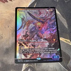 Twinflame Tyrant X1 Mtg Foundations Nm Foil Showcase English 0427 - Image 1