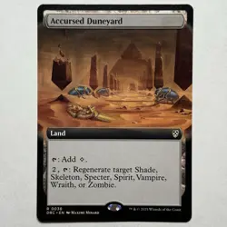Accursed Duneyard (Extended Art) - Magic The Gathering - Aetherdrift - Near Mint - Image 1