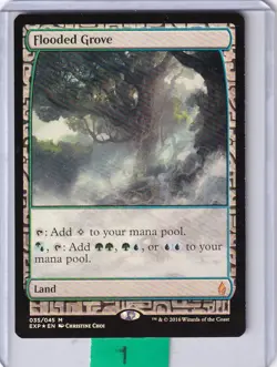 Flooded Grove (Full Art) FOIL * Zendikar Expeditions MTG - LightlyPlayed - Image 1