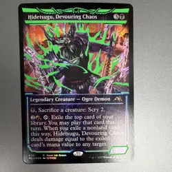 Wizards of the Coast Hidetsugu, Devouring Chaos Neon Green Foil - Image 1