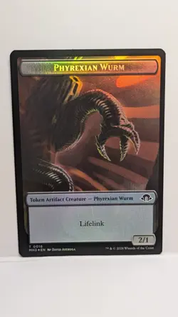 Eldrazi Spawn Phyrexian Wurm (0018) Double-Sided Token Modern Horizons 3 Foil - Image 2