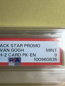 2023 Pokemon Pikachu with Grey Felt hat Van Gogh 085 Graded SEALED Promo PSA 9 - Image 2