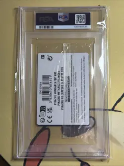 2023 Pokemon Pikachu with Grey Felt hat Van Gogh 085 Graded SEALED Promo PSA 9 - Image 3