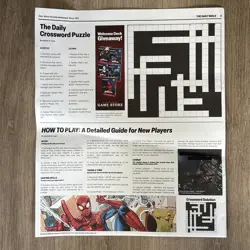 2025 SDCC Marvel Magic The Gathering Spider-Man Daily Bugle Newspaper Playmat x2 - Image 5