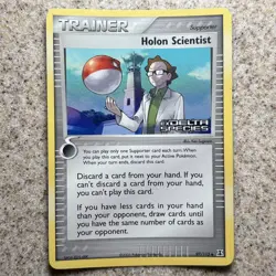 Holon Scientist Uncommon Delta Species 97/113 Supporter Reverse Holo Pokemon Car - Image 1