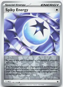 Spiky Energy 159/159 Uncommon Journey Together Pokemon Reverse Holo Near Mint - Image 1