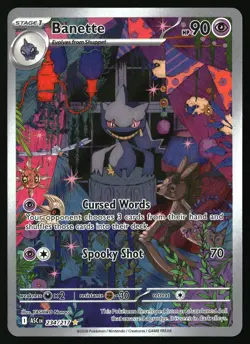 BANETTE 234/217 ILLUSTRATION RARE ASCENDED HEROES POKEMON HOLO NEAR MINT - Image 1