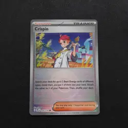 Crispin - (Poke Ball) Uncommon SV: Prismatic Evolutions 105/131 NM POKEMON TCG - Image 1