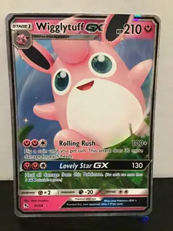 Wigglytuff GX 42/68 Holo Ultra Rare Pokemon Hidden Fates - Image 1