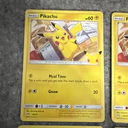 Pikachu 4-Card Lot 25/25 McDonald's Collection 2021 Pokemon TCG English Regular - Image 5