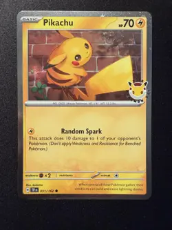 2026 Pokemon Day Pikachu 51/162 - Pokemon Promo - Image 1