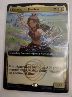MAGIC THE GATHERING MTG AVATAR LAST AIRBENDER KATARA FEARLESA PROMO SDCC 2025 - Image 1