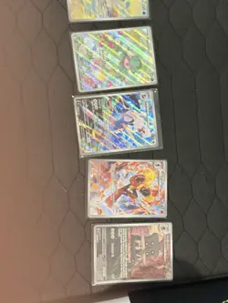 Lot Of 5 Pokemon IRs And Full arts From Pitch Black NM. Freshly Pulled!! - Image 2
