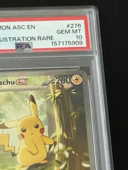 2026 Pokemon ASC EN Special Illustration Rare #276 Pikachu ex PSA 10 GEM MINT - Image 3
