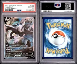 Pokemon Lugia V Alternate Art Alt Art 186/195 Silver Tempest PSA 10 NEW CERT - Image 3