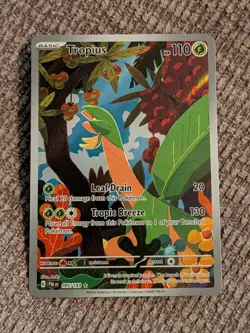 Pokemon Tropius Full Art Illustration Rare Holo 195/193 Paldea Evolved NM - Image 1
