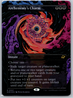 Archenemy's Charm 307 Foil Borderless Rare Edge of Eternities - Image 1