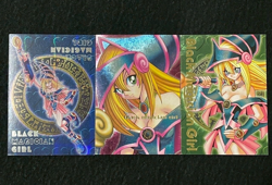 Yu-Gi-Oh Dungeon Dice Monsters Black Magician Girl Relief Parallel 3 Card Secret - Image 1