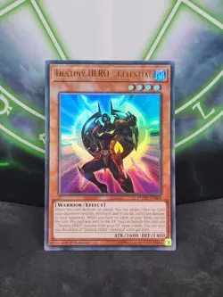 Yugioh Destiny HERO - Celestial DUOV-EN069 Ultra Rare 1st Edition NM - Image 1