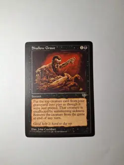 MTG Shallow Grave Mirage Regular NM/M - Image 1